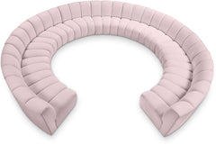 Infinity - 11 Piece Velvet Modular Sectional