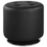 Bowman Black Accent Stool - MyWaynesHome #