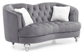 Jewel - Loveseat - Gray