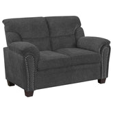 Clementine Grey Loveseat - MyWaynesHome #