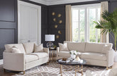Corliss Beige 2 Pc Sofa Set - MyWaynesHome #