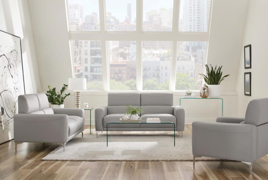 Glenmark Grey 3 Pc Sofa Set - MyWaynesHome #