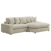Blaine Beige Sectional - MyWaynesHome #