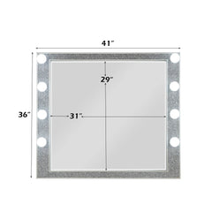 Sliverfluff - Mirror With Light - Mirrored & Champagne