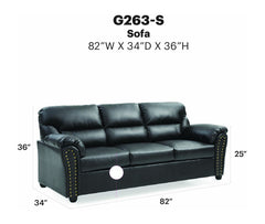 Olney - Sofa - Black