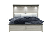 Ashley - King Panel Bed - Brown