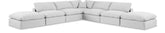 Comfy - 7 Piece Linen Modular Corner Sectional