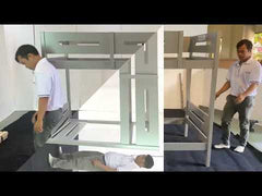Edah - Twin Over Twin Bunk Bed - Gray