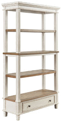 Realyn - Bookcase - Brown / White