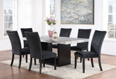 D02/D03 - 5 Piece Dining Room Set (Dining Table And 4 Dining Chairs) - Black