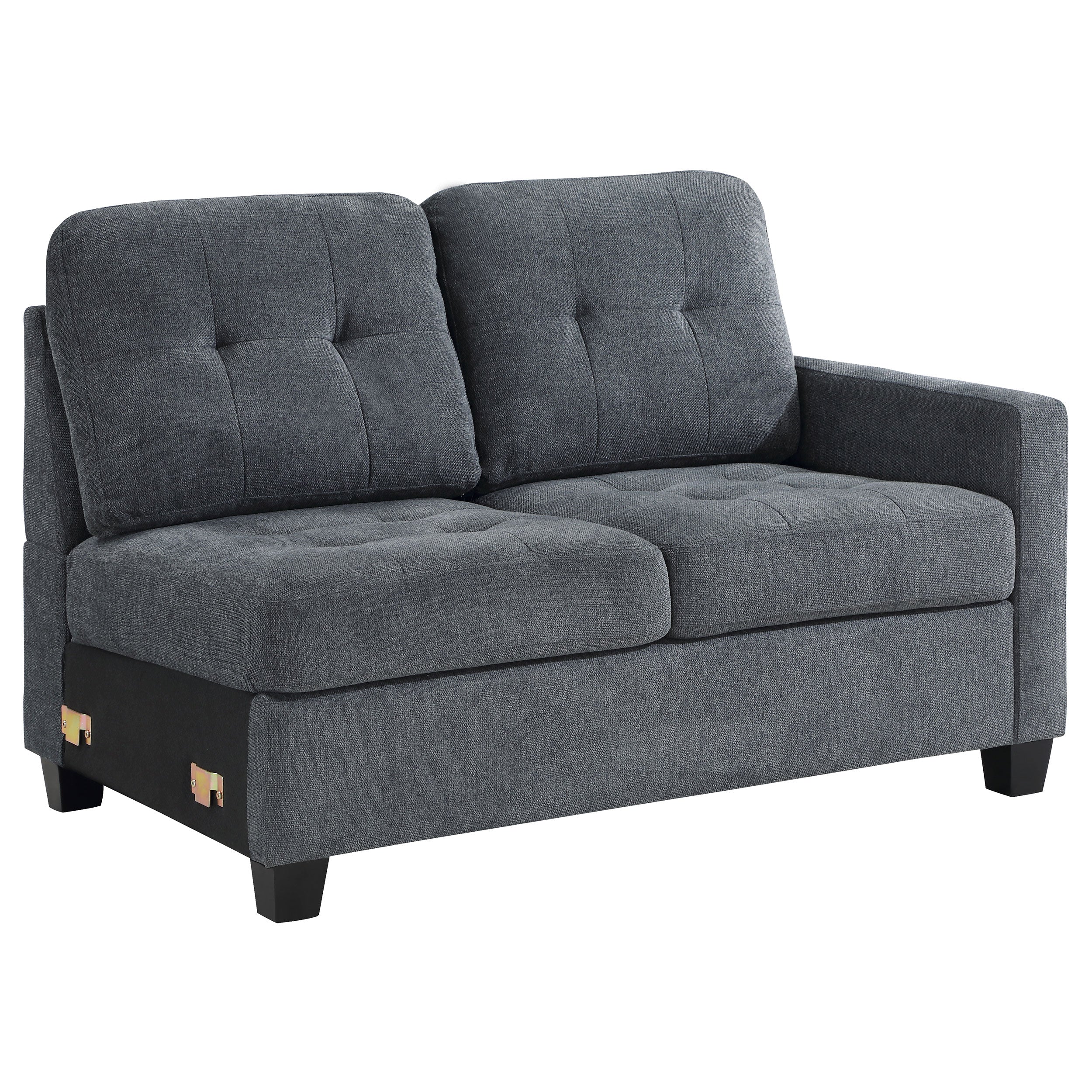 Georgina Upholstered Raf Chair Steel Grey - MyWaynesHome #