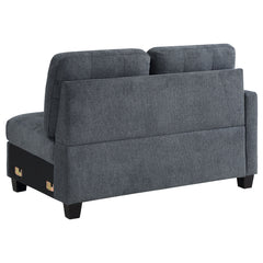 Georgina Upholstered Raf Chair Steel Grey - MyWaynesHome #