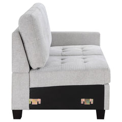 Georgina Upholstered Raf Chair Steel Beige - MyWaynesHome #
