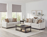 Christine 2-piece Upholstered Sloped Arm Sofa Set Beige - MyWaynesHome #