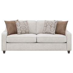 Christine 3-piece Upholstered Sloped Arm Sofa Set Beige - MyWaynesHome #