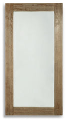 Waltleigh - Floor Mirror - Distressed Brown