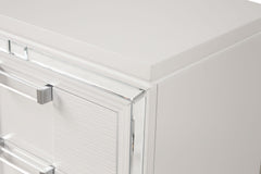 Genoa - Nightstand - Sparkling White