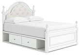 Kozlani - Upholstered Panel Storage Bed