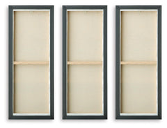Larrondale - Wall Art Set (Set of 3) - Black / Gray / Brown