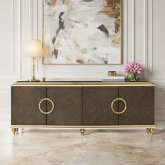 Ashtin - Console Cabinet - Brown