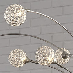 Winter - Metal Arc Lamp - Silver Finish