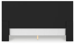 Londer - King Panel Bed - Black