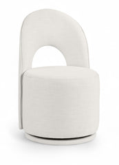 Cirelle - Linen Textured Performance Fabric Dining Chair (Set of 2)