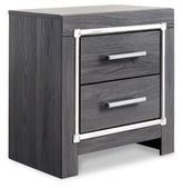 Lodanna - Two Drawer Night Stand - Gray