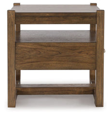 Cabalynn - Square End Table - Light Brown