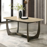 Davita - Dining Table With Ceramic Top - Walnut