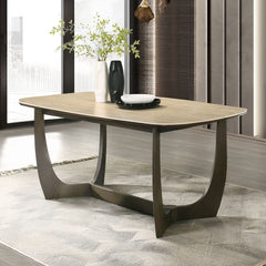 Davita - Dining Table With Ceramic Top - Walnut