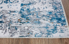 Garyard - Alfombra de 5' x 7' - Azul Multicolor