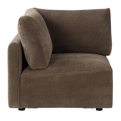 Theodore - Modular Wedge - Brown Chenille