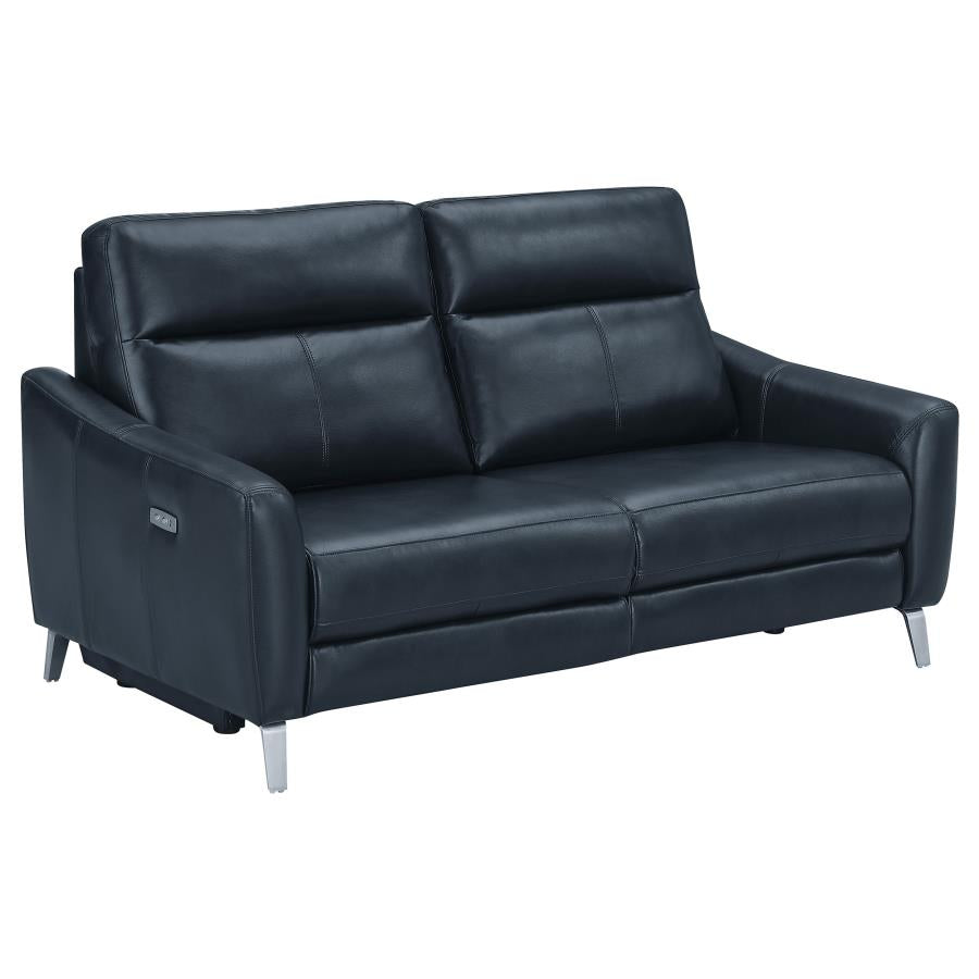 Derek Blue Power Sofa - MyWaynesHome #