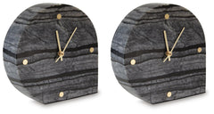 Janmour - Table Clock (Set of 2) - Black