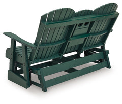 Shell Beach - Loveseat Glider - Green