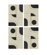 Element - Mango Wood 4 Piece Wall Art