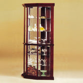 Huxley - Curio Corner Cabinet - Cherry