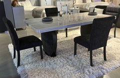 D2502 - 7 Piece Dining Room Set - Black