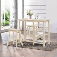 Nyssa - 3 Piece Counter Height Set - Buttermilk