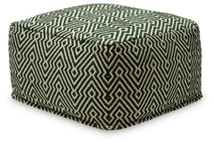 Abacy - Pouf - Green / Ivory