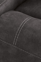 Brysonview - Double Reclining Loveseat With Console - Charcoal