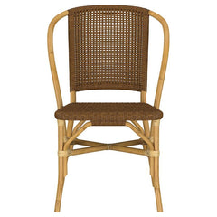 Lexley - Woven Rattan Dining Side Chair (Set of 2) - Brown