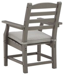 Visola - Arm Chair With Cushion (Set of 2) - Gray