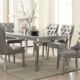 Kacela - Dining Table - Mirrored & Champagne