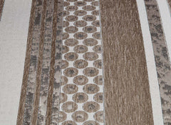 Ragnar - Sofa With 7 Pillows - Light Brown Linen & Cherry