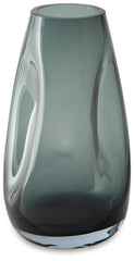 Beamund - Vase (Set of 2) - 9" - Teal Blue