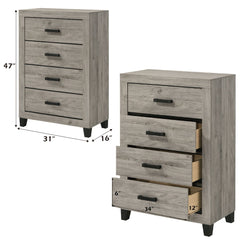 Mari - Chest - Light Gray Finish