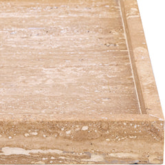 Barletta - Travertine Square Tray - Natural