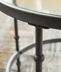 Kellyco - Occasional Table Set (Set of 3) - Gunmetal